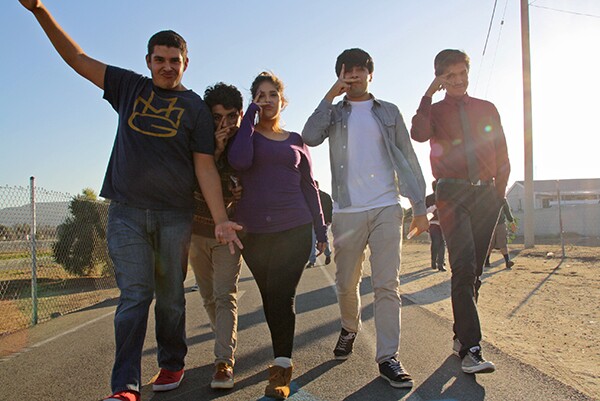 Youth Voices takes a walk along the San Gabriel River path