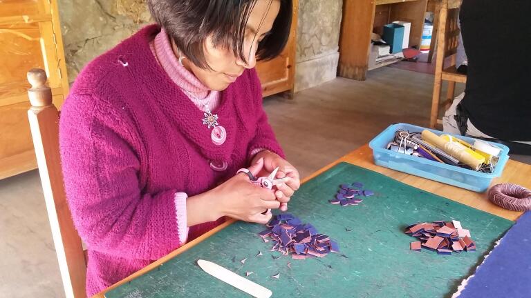 Heidy Clara Enriquez Lara creates the Serpent bracelet