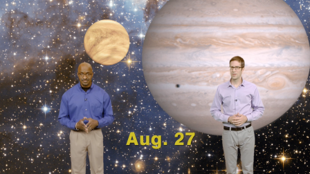 "Venus and Jupiter Meet Again" Aug 15-21st 1 Min