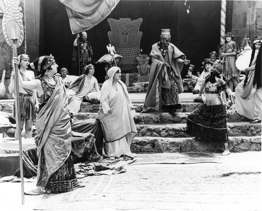 "Pilgrimage Play" (1922), Salome before Herod.