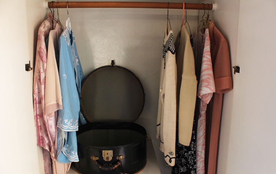 The belongings of some patients remain as a reminder of the hundreds of women that sought health and healing at Rockhaven. Photo by Adriana Widdoes.