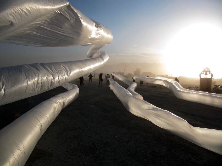 Sculpting the Wind at Burning Man