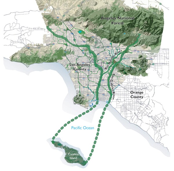 Emerald Necklace Forest to Ocean Expanded Vision Plan | Courtesy of Amigos de los Rios