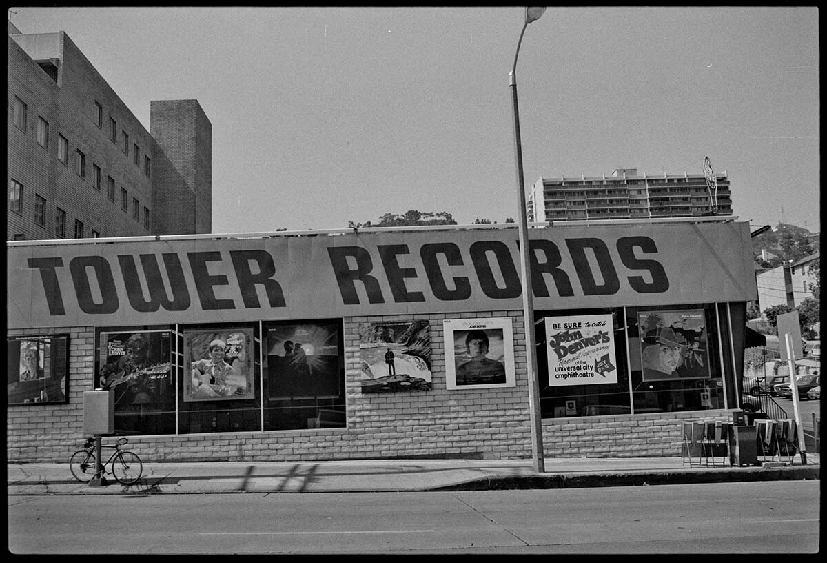 Tower Records, 1973 | From the Streets of Los Angeles Archive. The Getty Research Institute, 2012.M.1. © Ed Ruscha