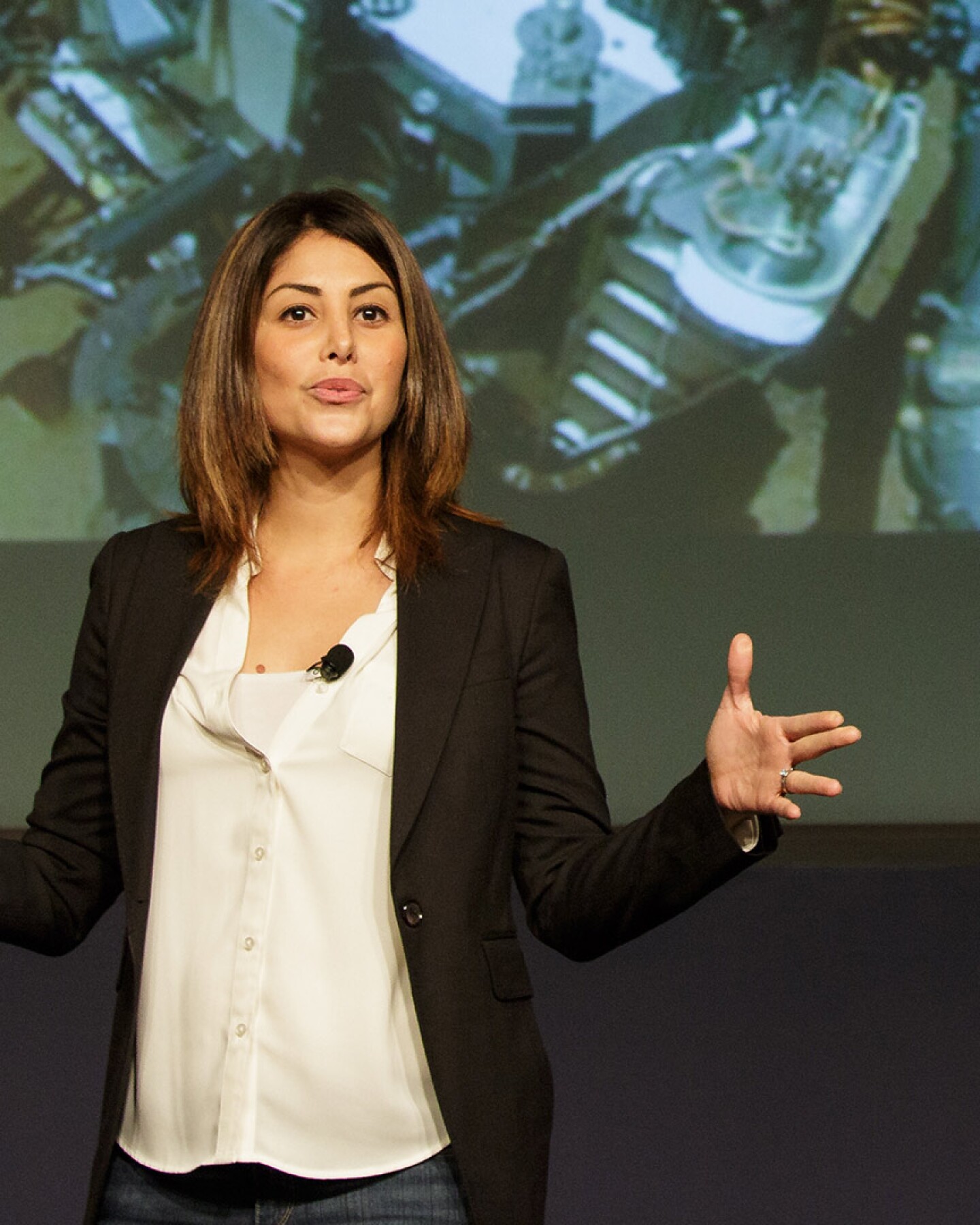 Diana Trujillo speaks during the Aspira con NASA/Aspire with NASA Hispanic Heritage Month event on Tuesday, Oct. 4, 2016 at NASA Headquarters in Washington | Flickr/NASA HQ PHOTO/Creative Commons (CC BY-NC-ND 2.0)