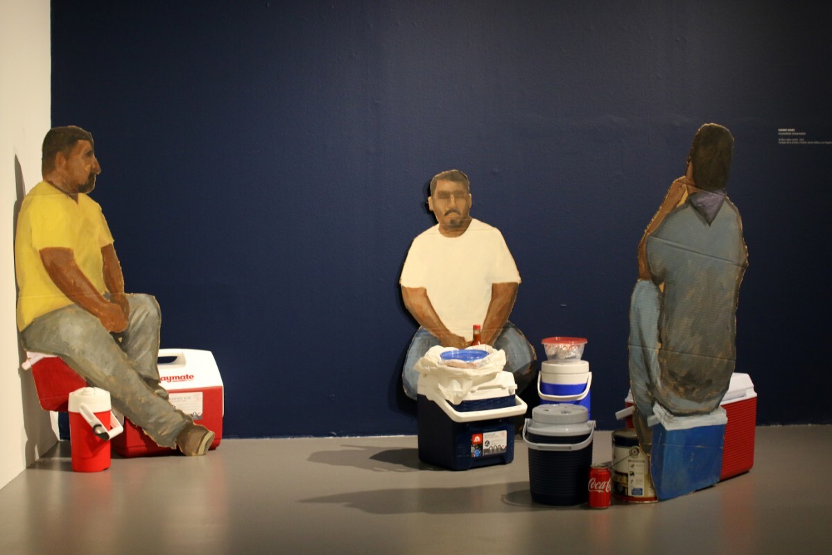 "A Lunchtime Conversation," 2015 by Ramiro Gomez | Samanta Helou Hernandez