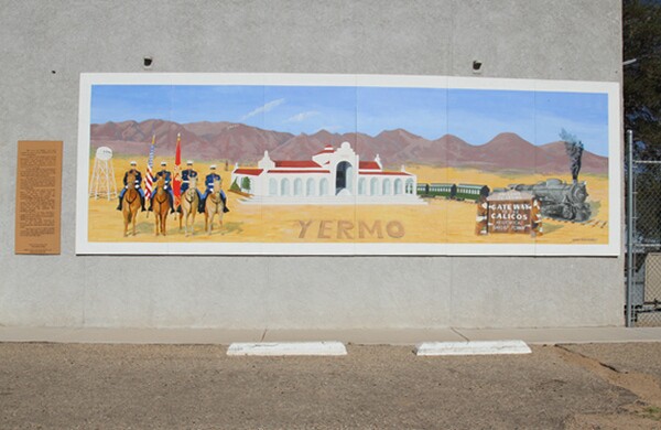 Far off Barstow's Main Street is a Main Street Mural project in Yermo that Calico Ghost Town and The Barstow Marine Corps Logistics Base I Photo: Fuentes