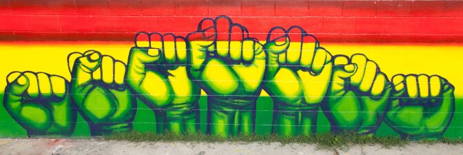 “One Love (AVALON ALLEY MURALS, 2016)” by Noni Olabisi