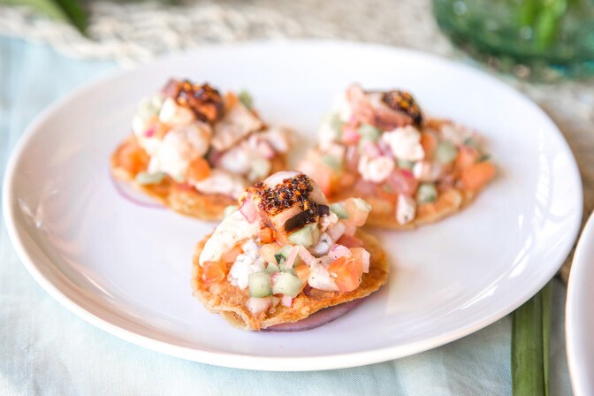 Coni’Seafood tostaditos | Courtesy of Coni’Seafood