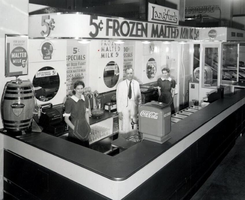 Langford’s Frozen Malted Milks c. 1941 | Courtesy of Grand Central Market