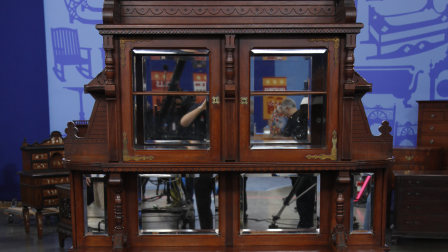 Appraisal: Philadelphia Walnut Sideboard, ca. 1880