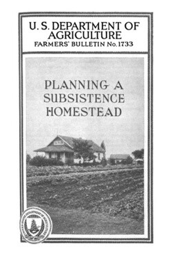 This bulletin deals chiefly with the economic problems that will be met by those people who are planning to combine part-time farming and wage earning, 1934 | Photo courtesy of US Library of Congress