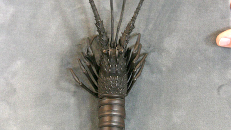 Appraisal: Meiji Period Iron Spiny Lobster