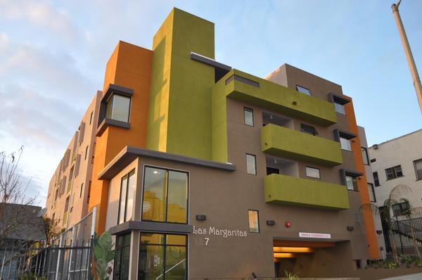 Las Margaritas Apartment, an ELACC affordable housing development just north of the Soto/1st Street Metro GoldLine Stop
