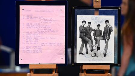 Appraisal: The Beatles Show Run & Signed Photo