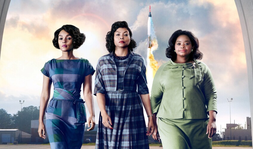 "Hidden Figures" poster