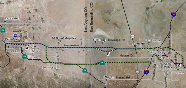 Map via Caltrans/Metro