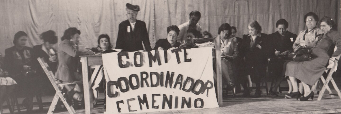 Teresa Arteaga de Flores Magón, Convención Nacional de Mujeres (Women’s National Convention), Mexico City, March 6, 1947 | Courtesy of La Casa de El Hijo del Ahuizote, Photographic Collection