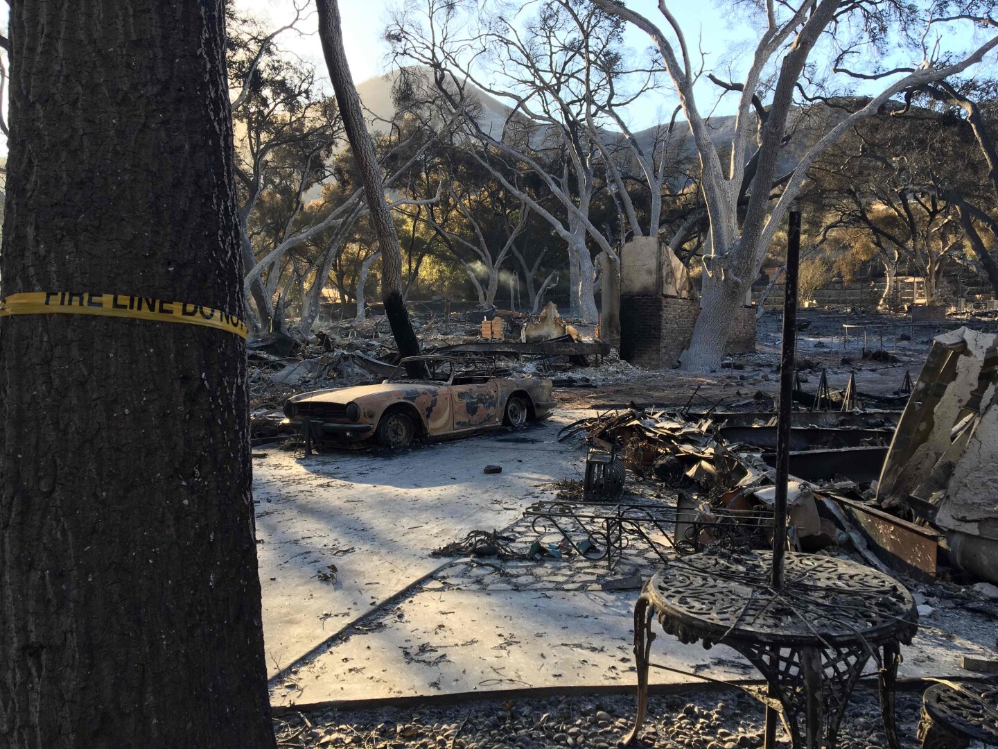 The remains of the Woolsey Fire. Shot by Tori Edgar.