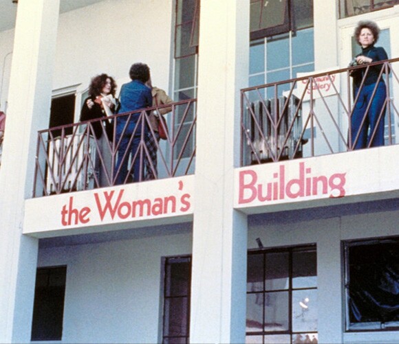 Courtyard of the Grandview Woman's Building, 1973. | Image permission: Otis College of Art and Design Library