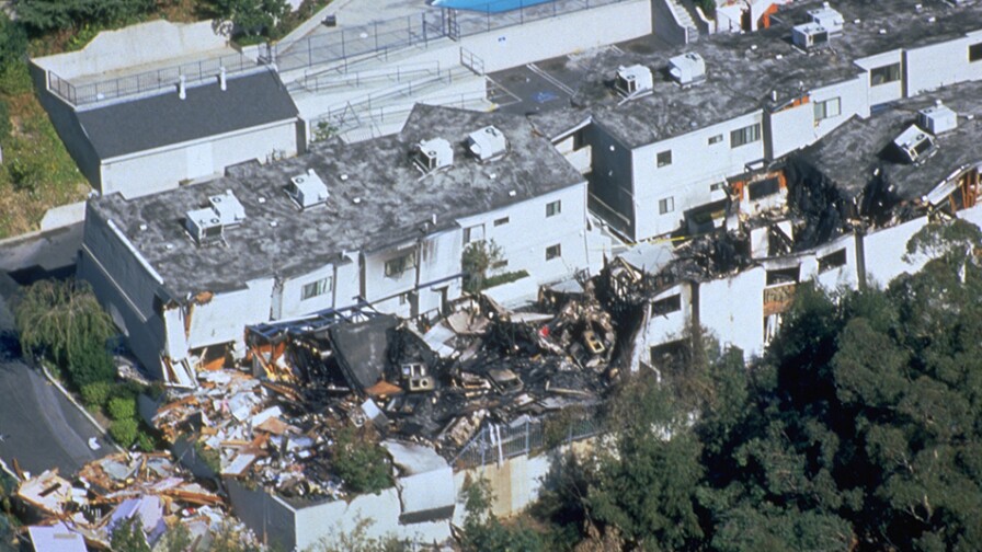 Building with Earthquake Damage