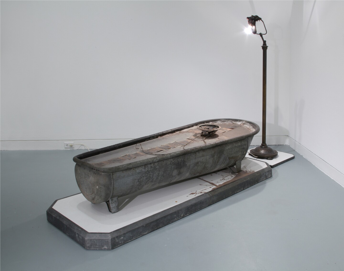 From the OCMA collections: Ed Kienholz and Nancy Reddin Kienholz, "End of the Bucket of Tar and Speaker Trail No. 2"