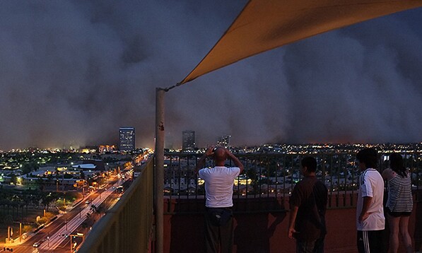 Phoenicians watch the dust storm approach | Creative Commons photo by Christopher Marks