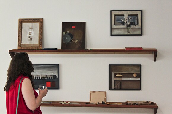 Patricia Fernández, "Points of Departure (between Spain and France)," 2014. Artist Lab Residency at 18th Street Arts Center, April 14-June 27, 2014. Photo by Erica Rodriguez. Courtesy of 18th Street Arts Center.