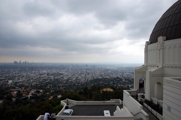 Clouds over Los Angeles.