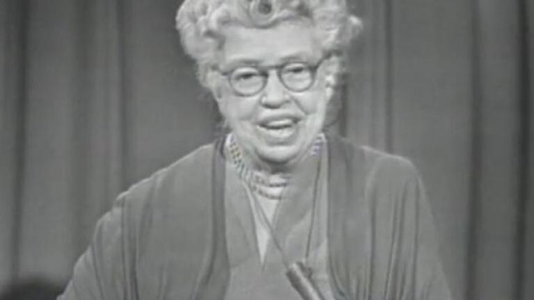 Prospects of Mankind with Eleanor Roosevelt