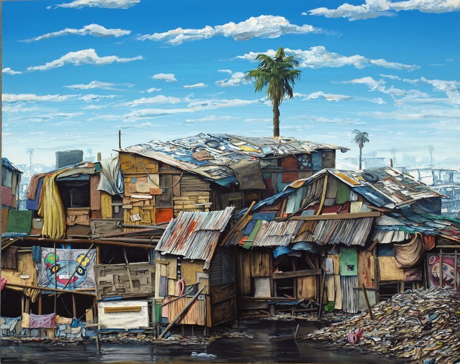 Jeff Gilette, "Murakami ll ." Oil on canvas. | Image: Courtesy of the artist.
