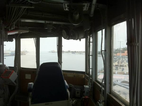 A view of the channel from the Iowa