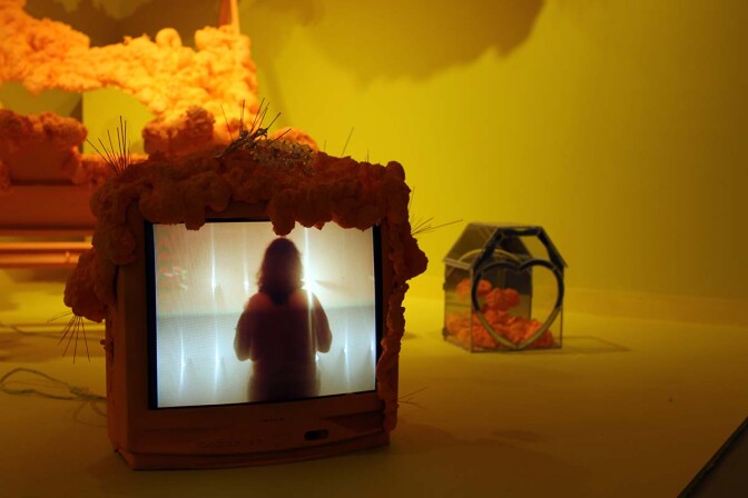 Detail shot of Gabriela Ruiz's "A Cinderella Story of Everyday Objects." | Samanta Helou Hernandez