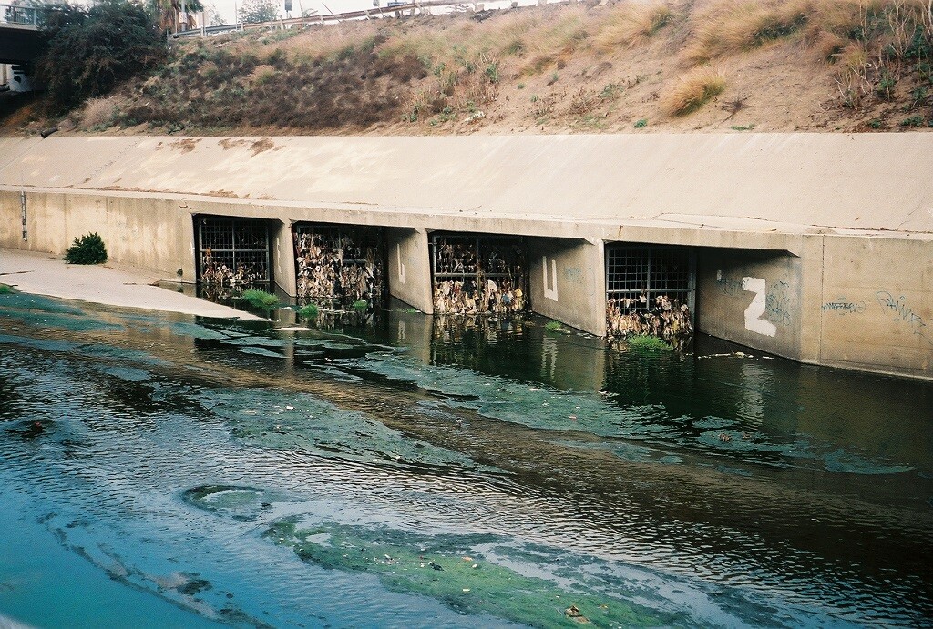 Trash in the LA River
