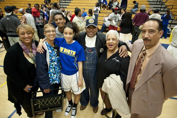 The DeCoud family, three generations | Photograph by Douglas McCulloh