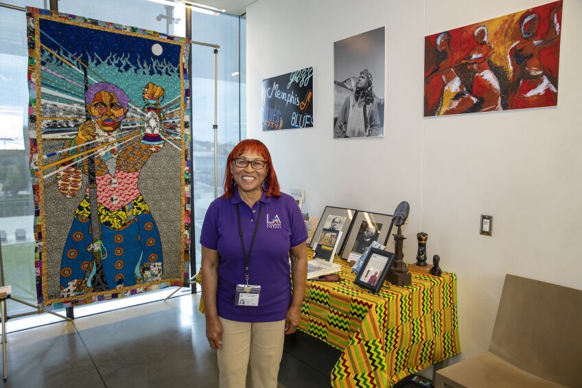 Rose Mitchell at a the Library of the Year celebration honoring the Los Angeles County Library on June 6, 2019 in Manhattan Beach, California.