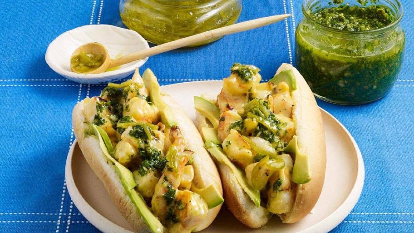 Shrimp Rolls with Pepita and Cilantro Pesto | From "Pati's Mexican Table: Season 5, Episode 10"