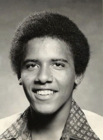 Obama’s Occidental Admission Photograph, Courtesy of Occidental College Archives.