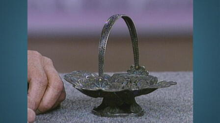 Appraisal: Russian Plique-à-jour Candy Basket, ca. 1885