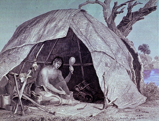 Native American Healing. Sweat lodges, herbal remedies, and shamanic ritual treated the diseases of pre-colonial Los Angeles. Photograph courtesy of U.S. National Library of Medicine Image