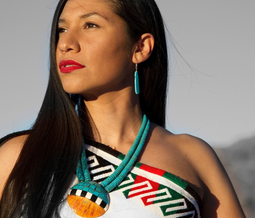 Juanita Pueblo of Jemez. Photographed by Matika Wilbur for Project 562.