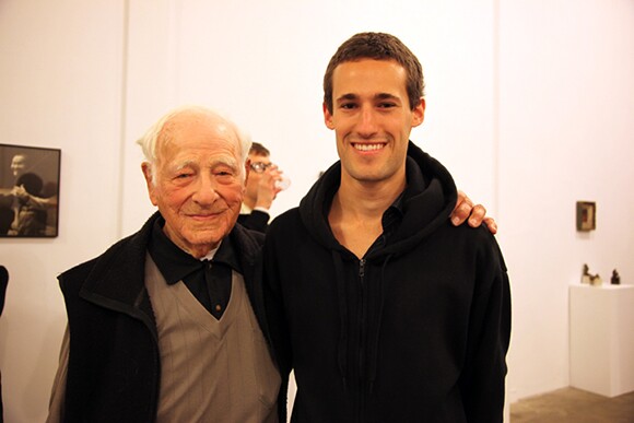 Morrie and his grandson