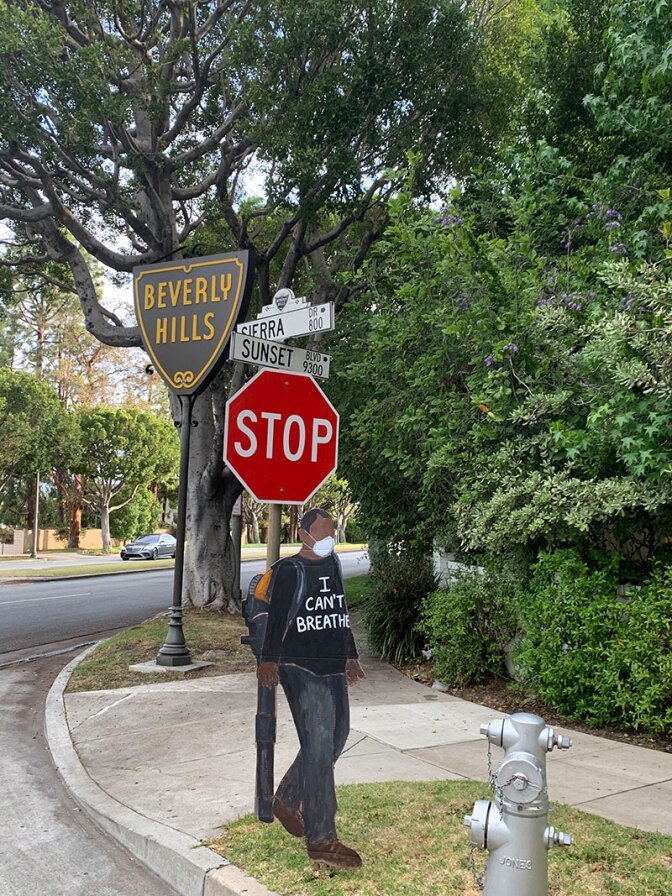 Ramiro Gomez, "I Can’t Breathe (Beverly Hills)," 2020. | Courtesy of the artist.