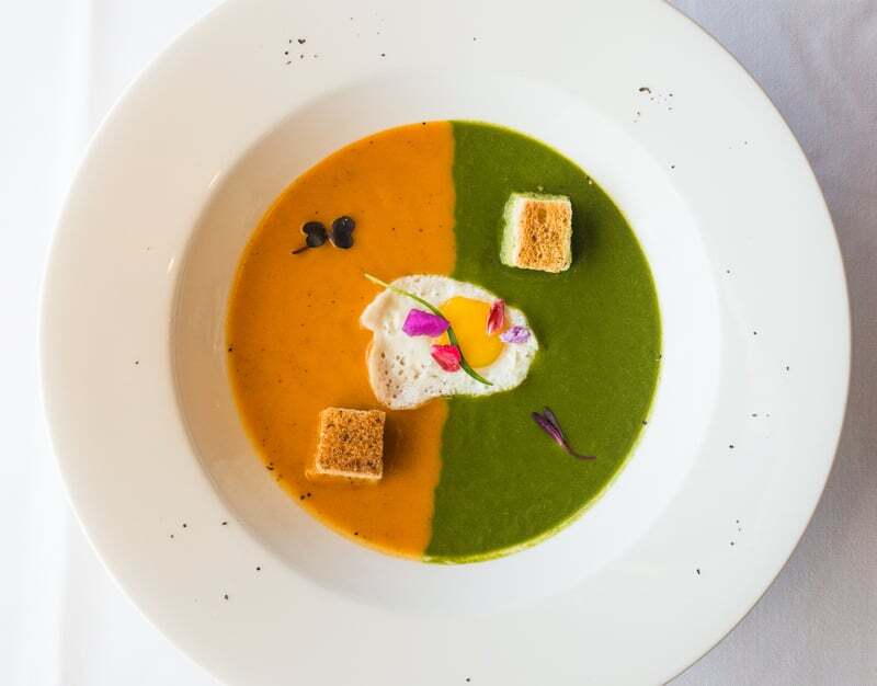 LA Mexicano Babita Roasted Papaya and Cilantro Soups | Staci Valentine