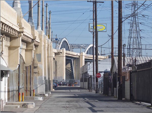 The street alongside the bridge demonstrated why it has an appeal to filmmakers looking for grace and grit in one shot I Photo by Ed Fuentes