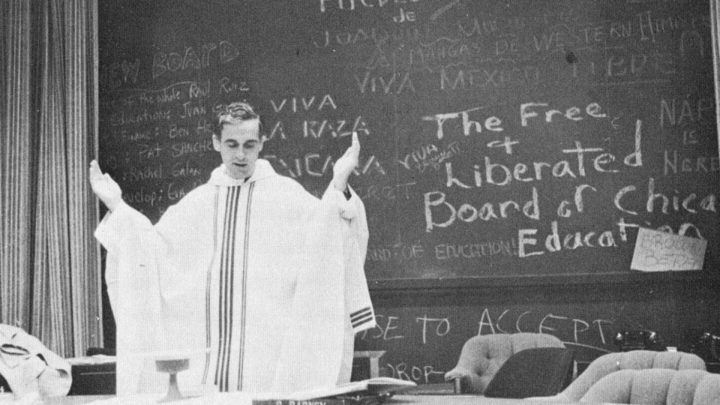 Father Luce gives mass | Courtesy of the Church of the Epiphany