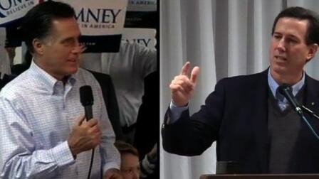 Romney Accuses Santorum of 'Dirty Tricks' in Wooing Dems