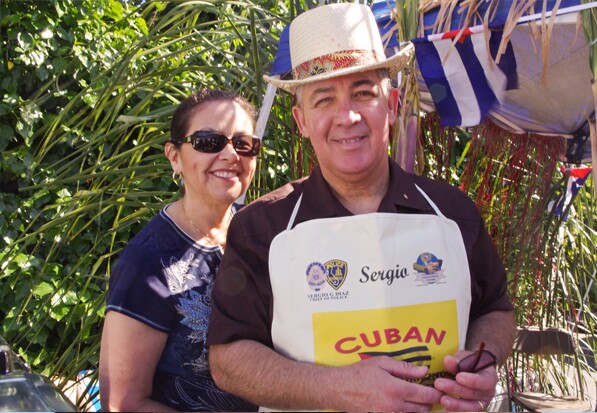 Riverisde police chief Sergio Diaz, with his wife Letty, at a fundraiser for the local YWCA.