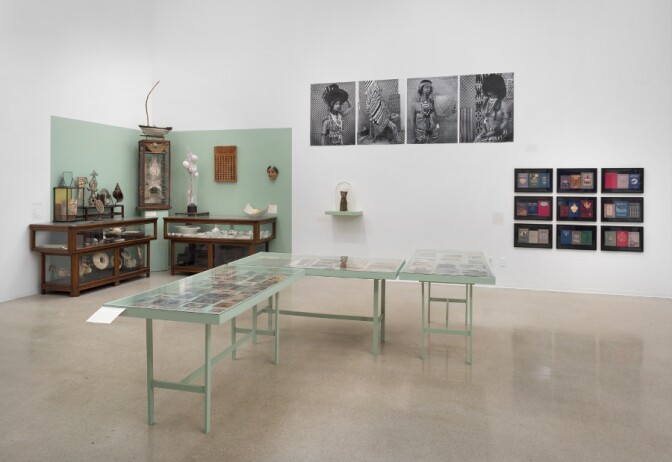 Pitzer College Art Galleries, "Wunderkammer" installation view