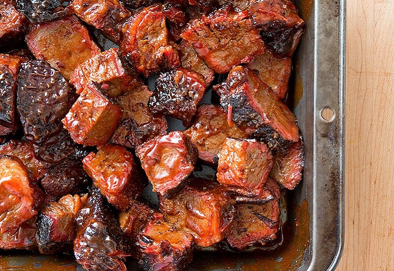 Barbecued Burnt Ends